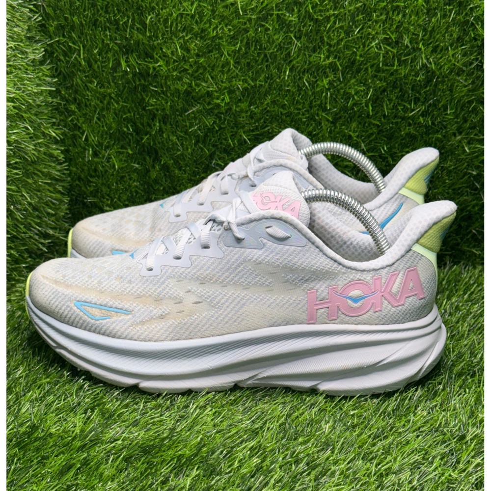 Hoka Clifton 9 Womens size 10B Running Shoes Glass Illusion 1127896 GLLS